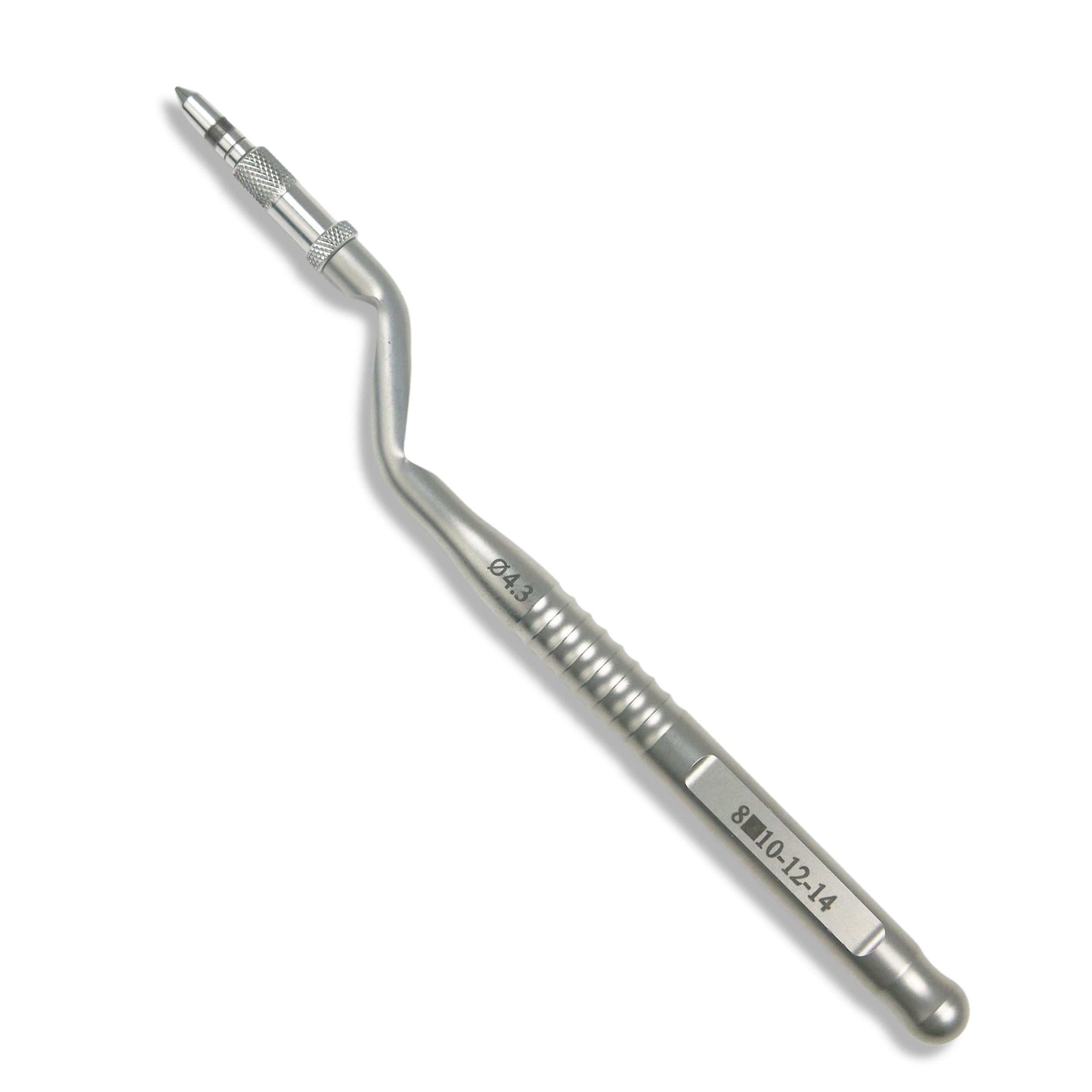 Dental CONVEX OSTEOTOME 4.3mm, BOVX43F