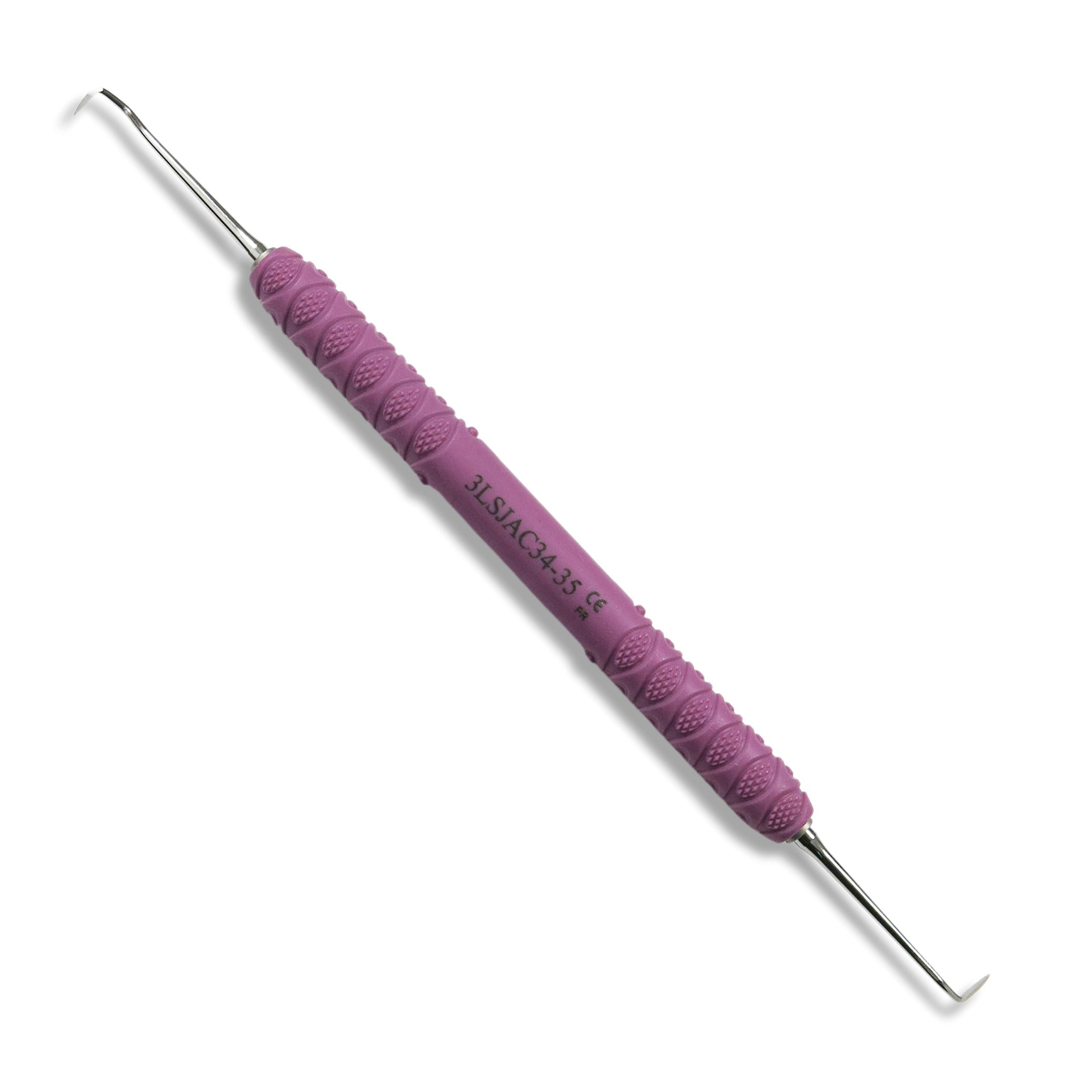Sickle Scaler, Plastic handle, LSJAC34-35