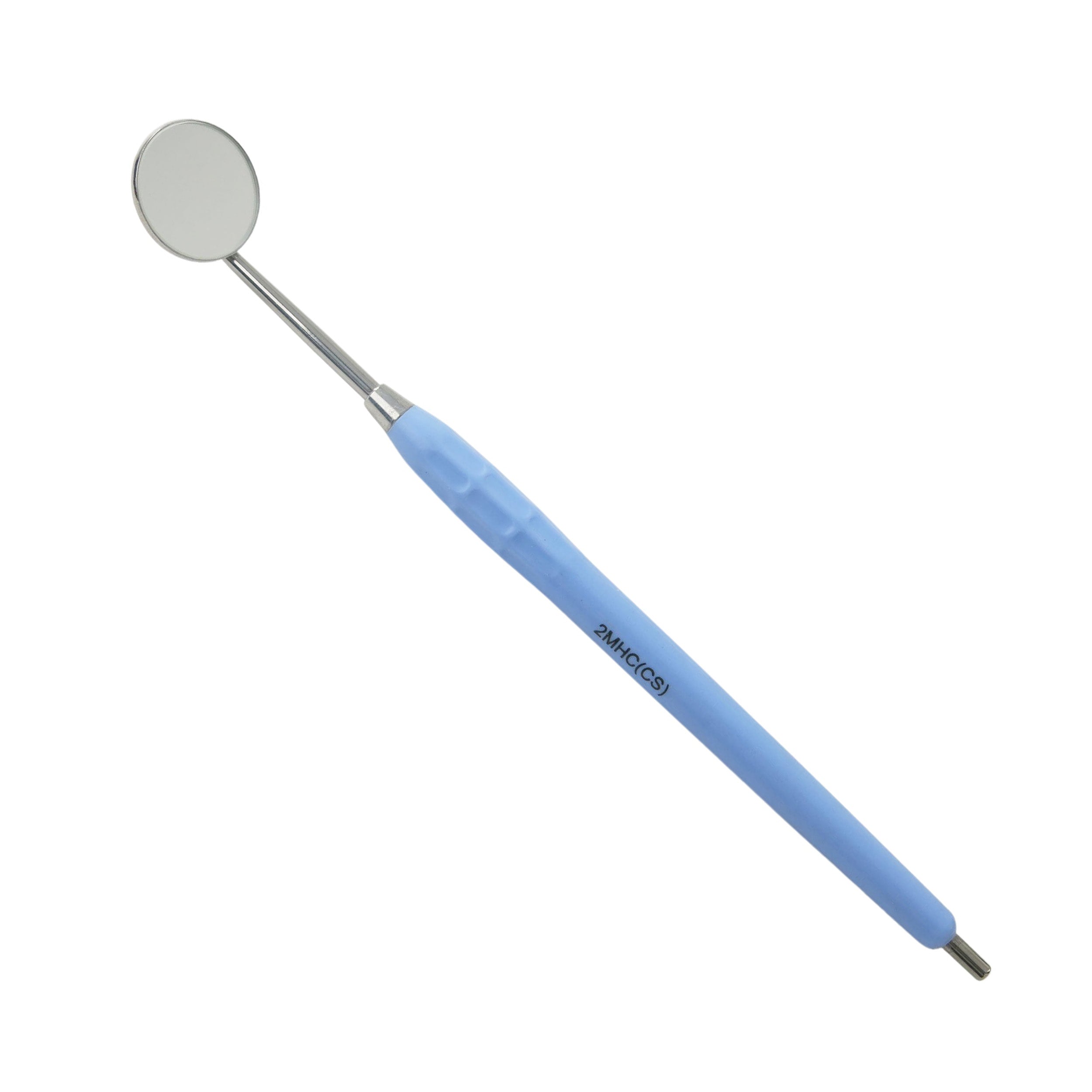Mouth Mirror, Autoclavable Handle, Cone Socket, Blue , 2MHC1