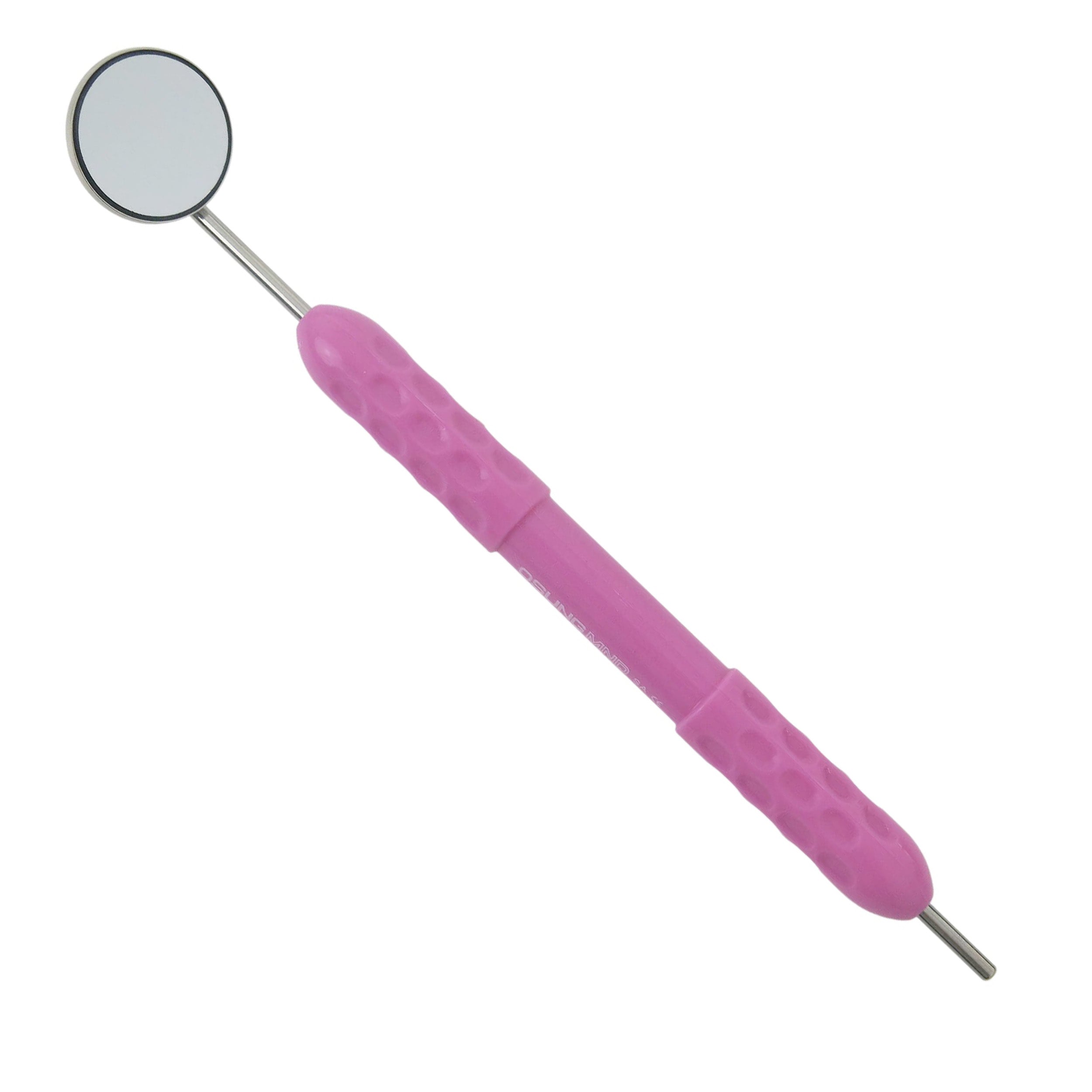 Mouth Mirror Front Surface, Simple Stem No. 5, 24mm dia, Purple Handle, EA