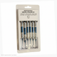 6-piece dental scaler kit in blister packaging
