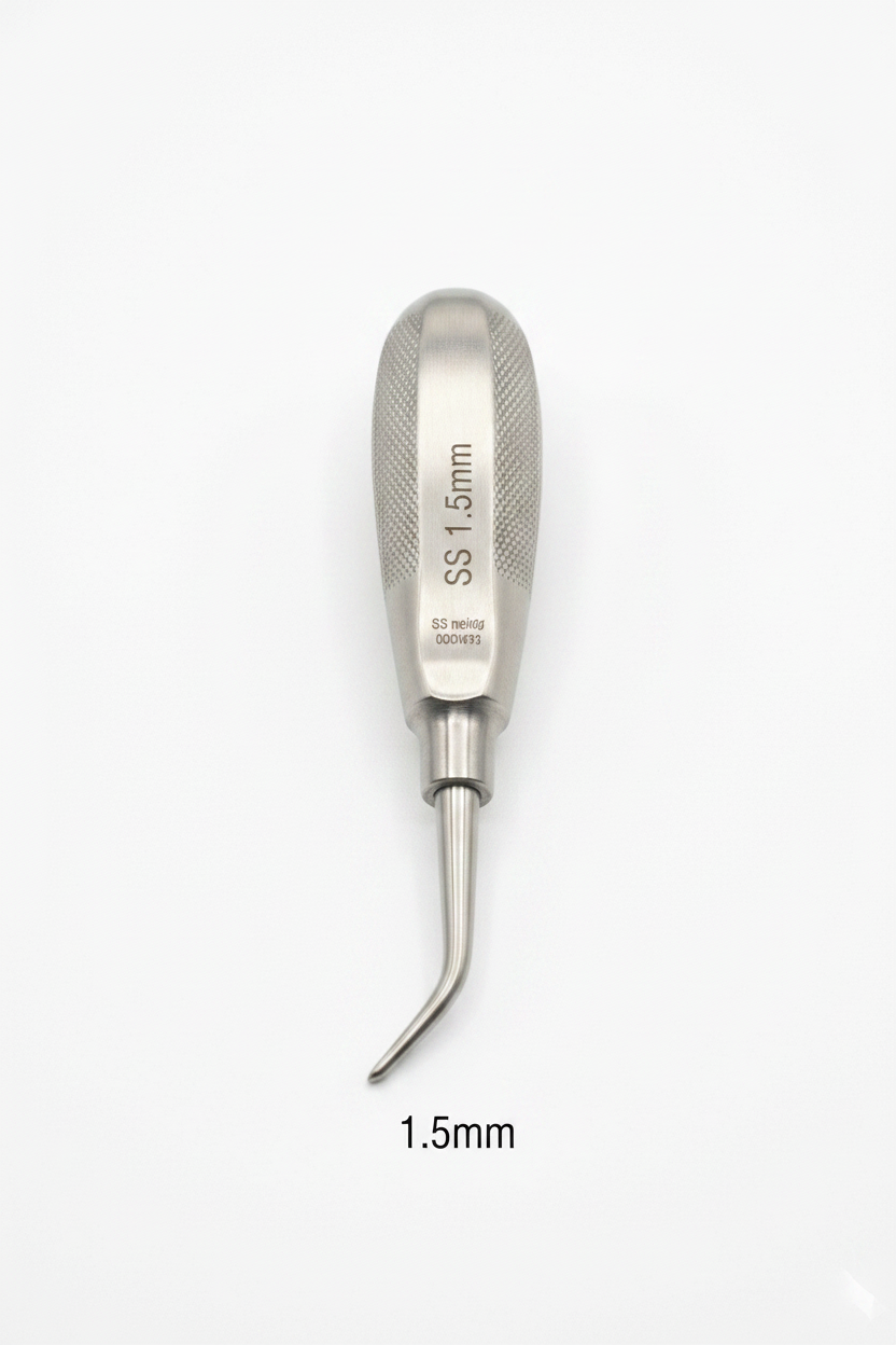 Dental Elevator Inside Bent Tip 1.5mm – Fine Root Tip Elevation