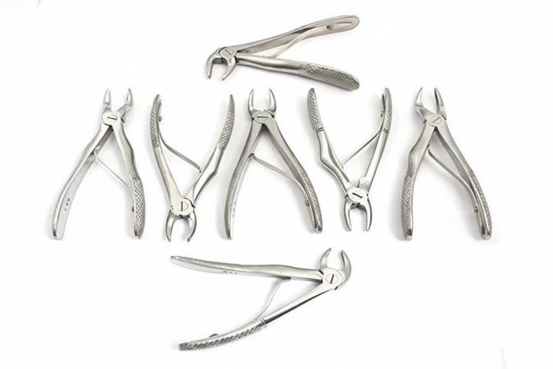 Pediatric Dental Extraction Forceps – 7-Piece Baby Teeth Kit | G.N ...