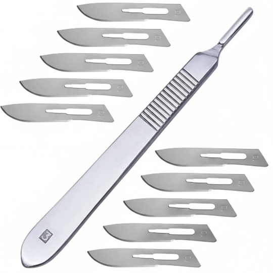 Surgical Blades & Handle - No Watermark